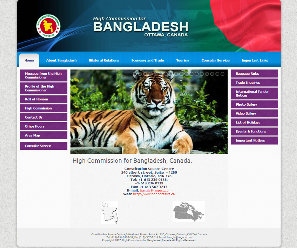 High Commission for Bangladesh, Canada